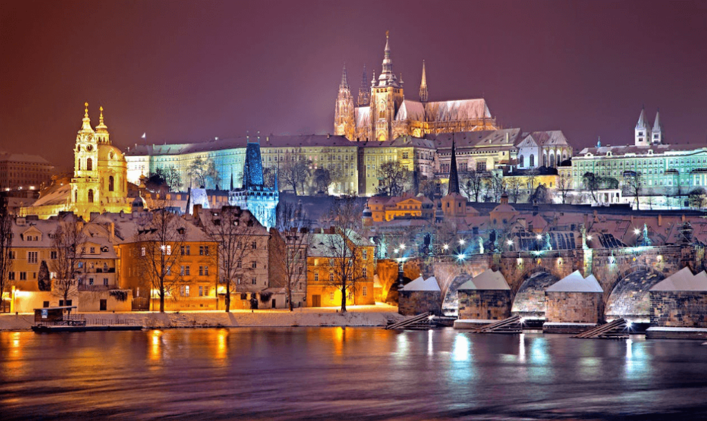 panoramic view in Czech Republic. travelling with eSIM