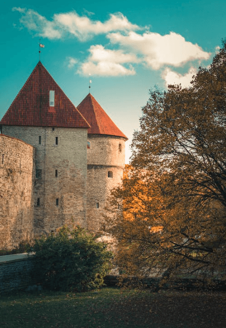 Estonia Castle places to travel with your esim